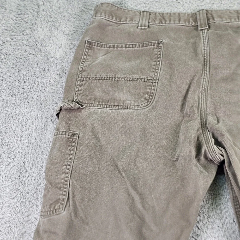 Carhartt Pants Mens 40x30 Gray B324 DFE Relaxed Fit Workwear Utility Carpenter